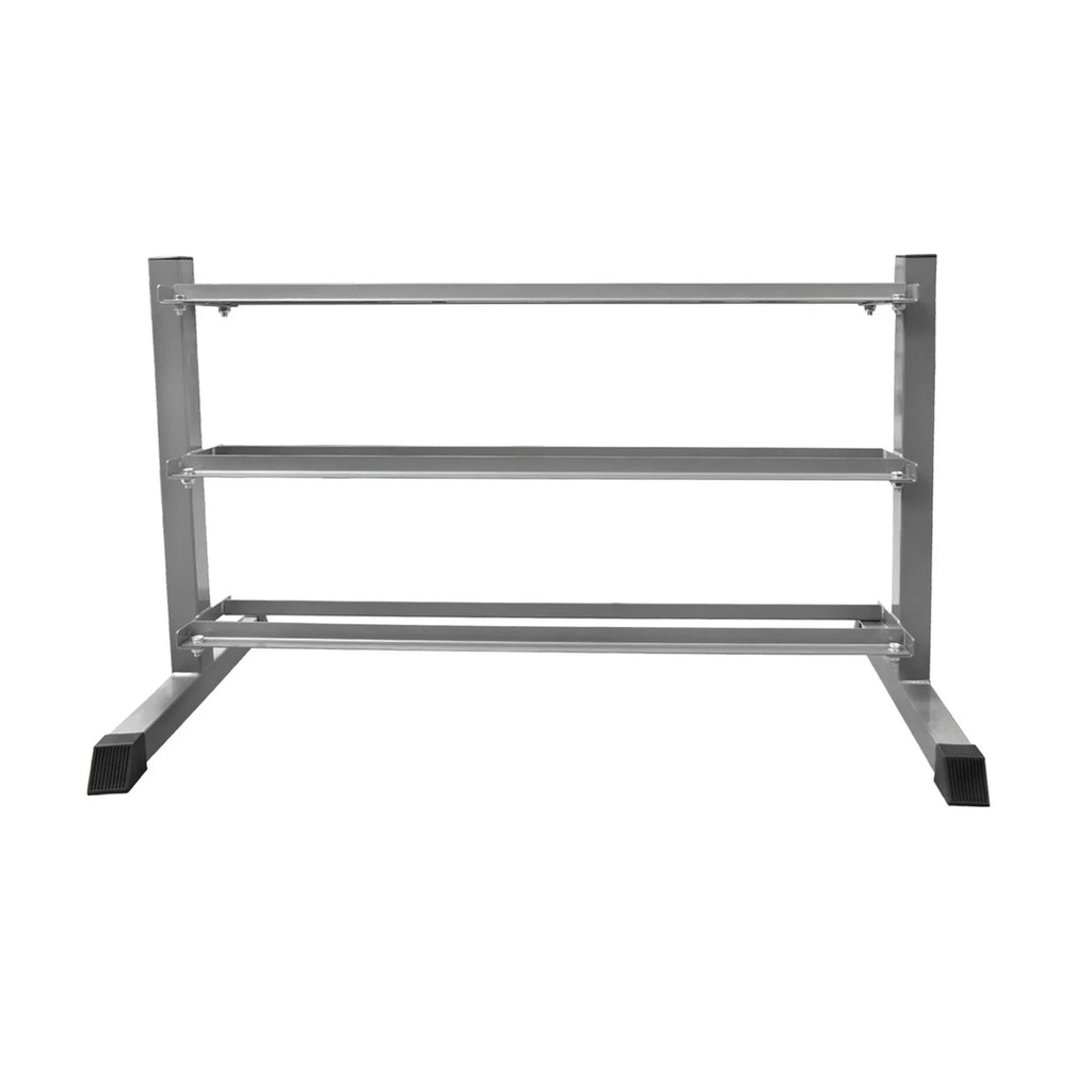 [168] RACK PARA 10 PARES MANCUERNAS, 3 ESTANTES, 120X50X78 TAYGA