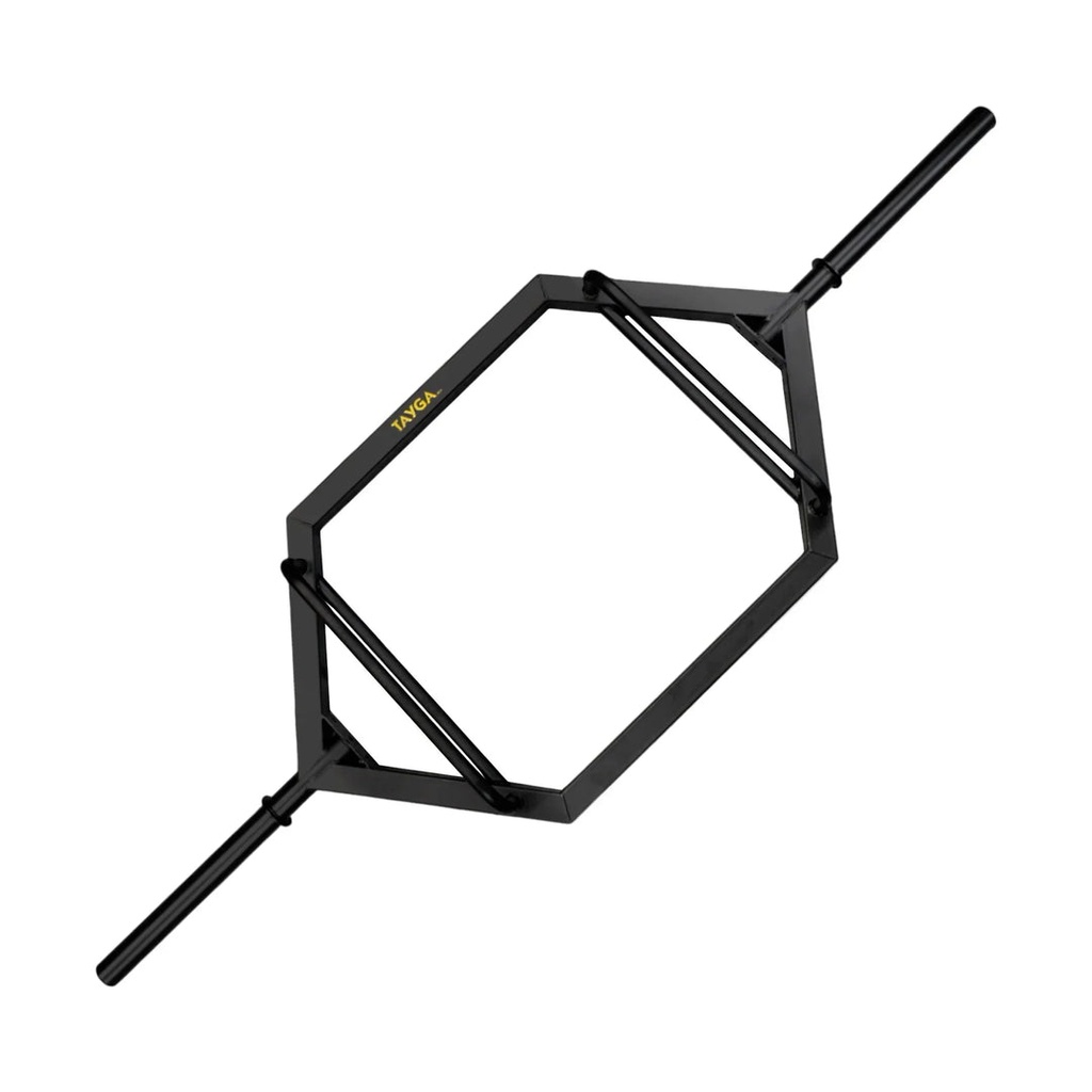 [172] BARRA OLÍMPICA HEXAGONAL COLOR NEGRO TAYGA