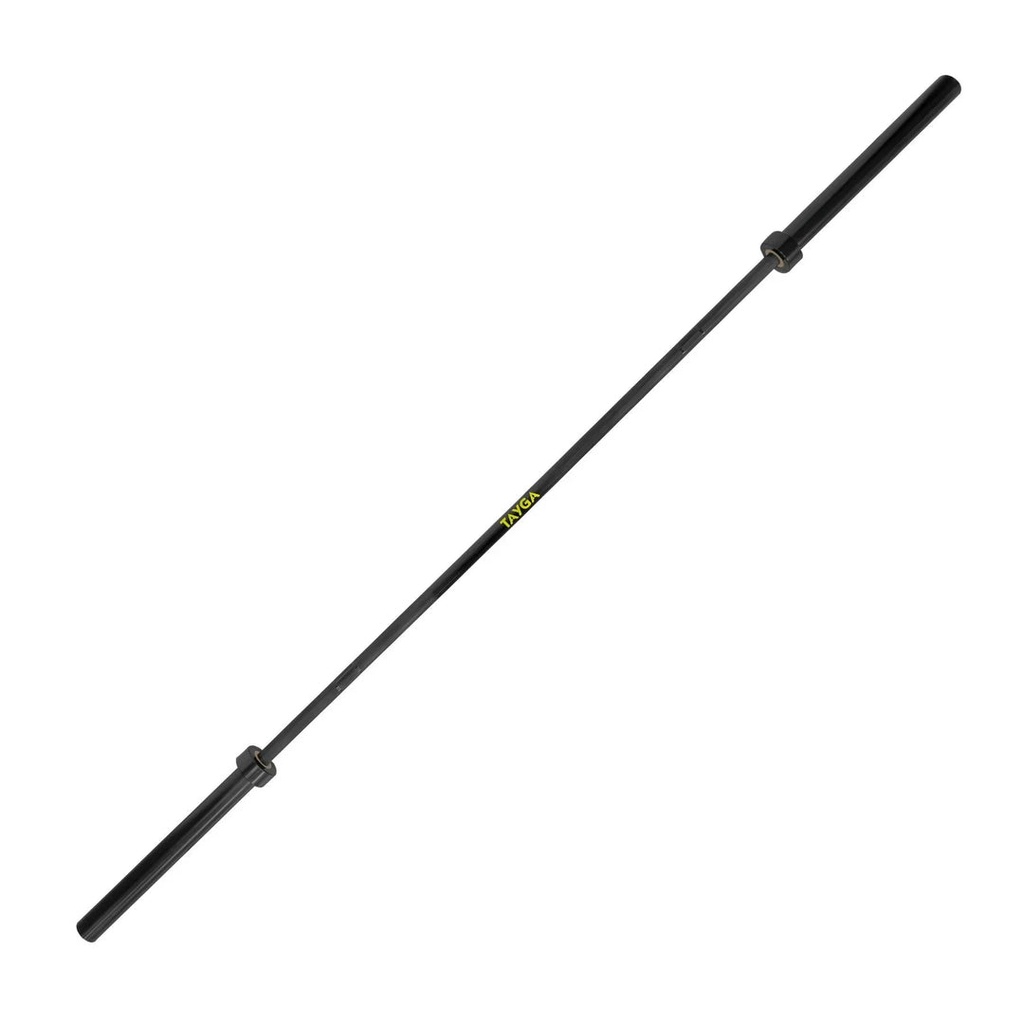[193] BARRA OLIMPICA 2.20MTS COLOR NEGRO 600 LB. 20 KG TAYGA
