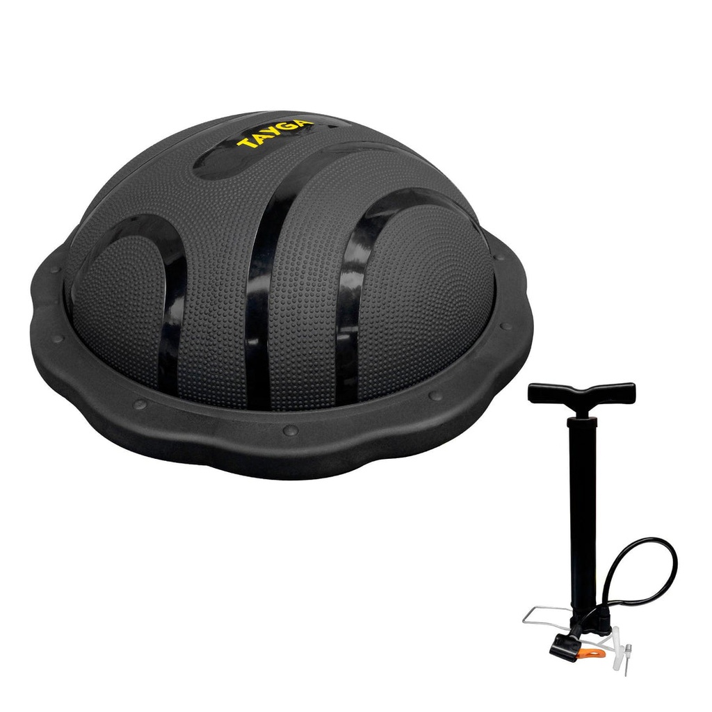 [219] ENTRENADOR DE EQUILIBRIO 60CM COLOR NEGRO CON BOMBA 2 TAYGA