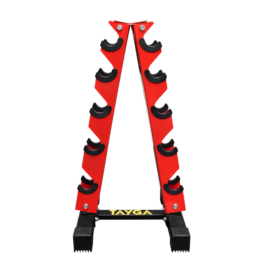 [253] RACK PARA 5 PARES DE MANCUERNAS ROJO TAYGA