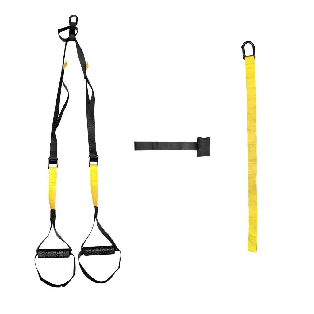 [286] SET CUERDA DE SUSPENSIÓN AMARILLO CON ACCESORIOS TAYGA