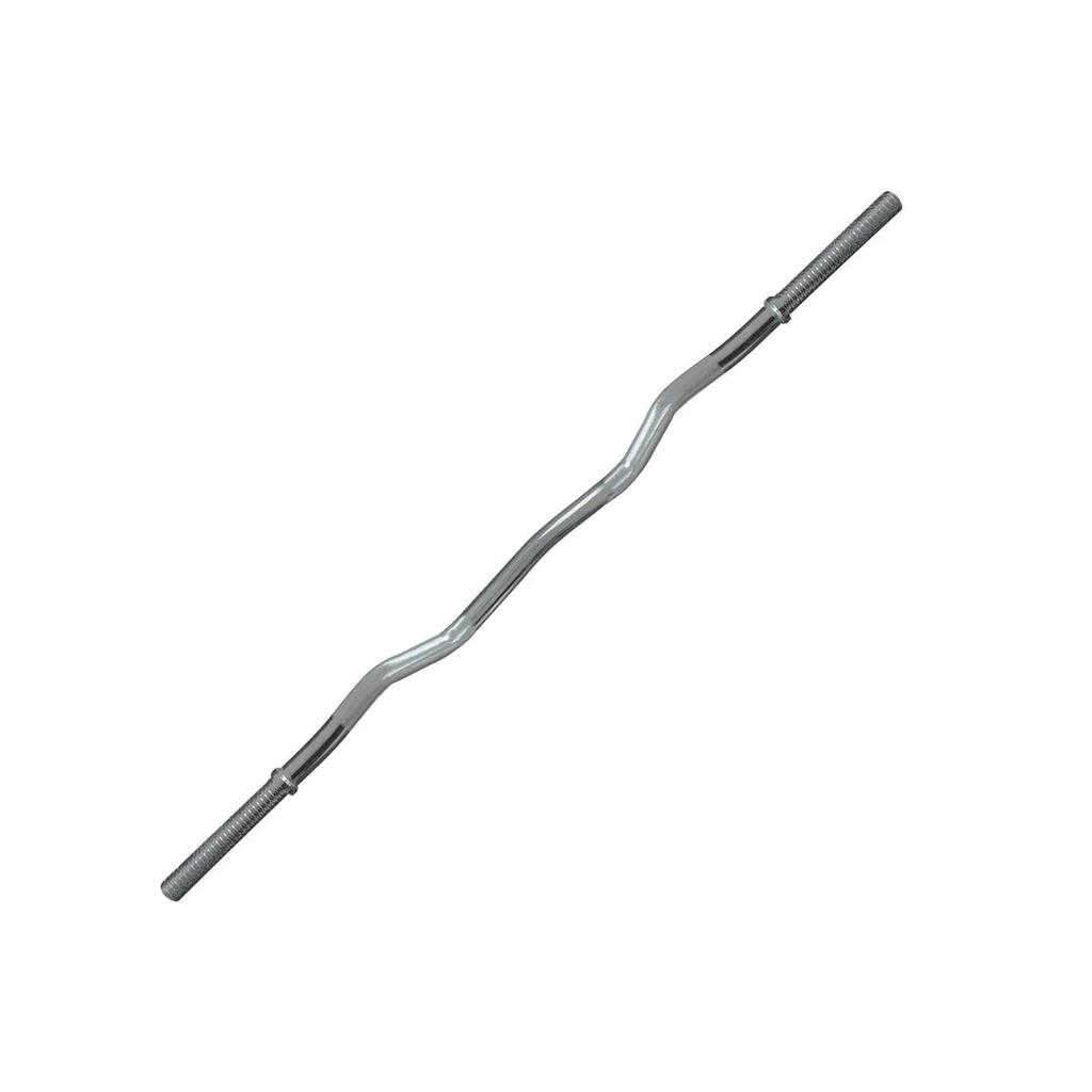 [318] BARRA CURL Z DE ACERO 30MM X 120CM LARGO C/SEGUROS TAYGA