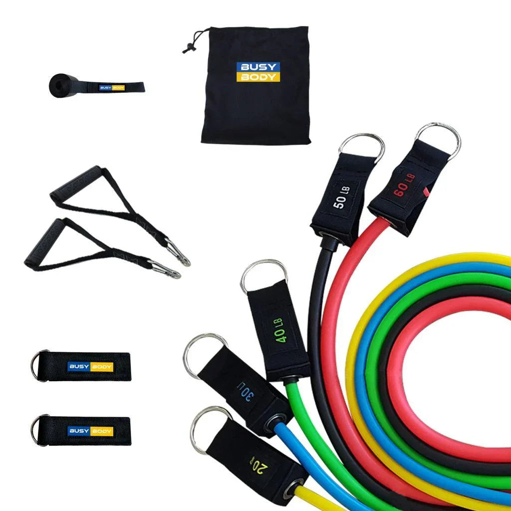 KIT DE 5 LIGAS RESISTENCE TUBE BUSY BODY