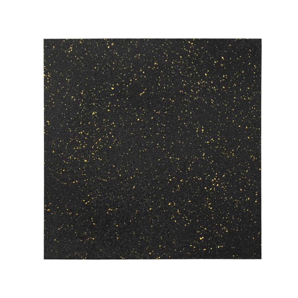 PIEZA DE PISO DE CAUCHO MULTIPROPÓSITO NEGRO/AMARILLO TAYGA