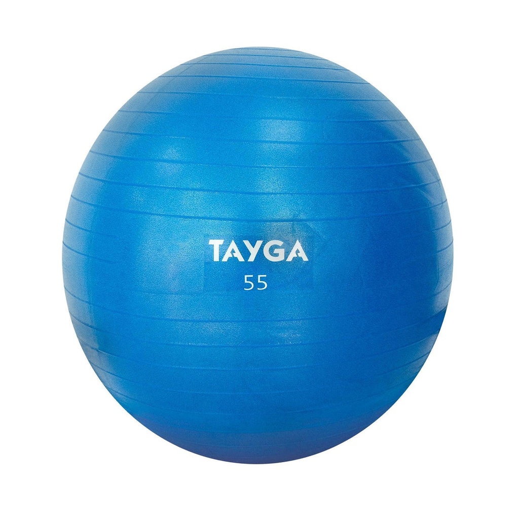 [379] PELOTA TAYGA, YOGA AZUL 55CM DIAM C/BOMBA