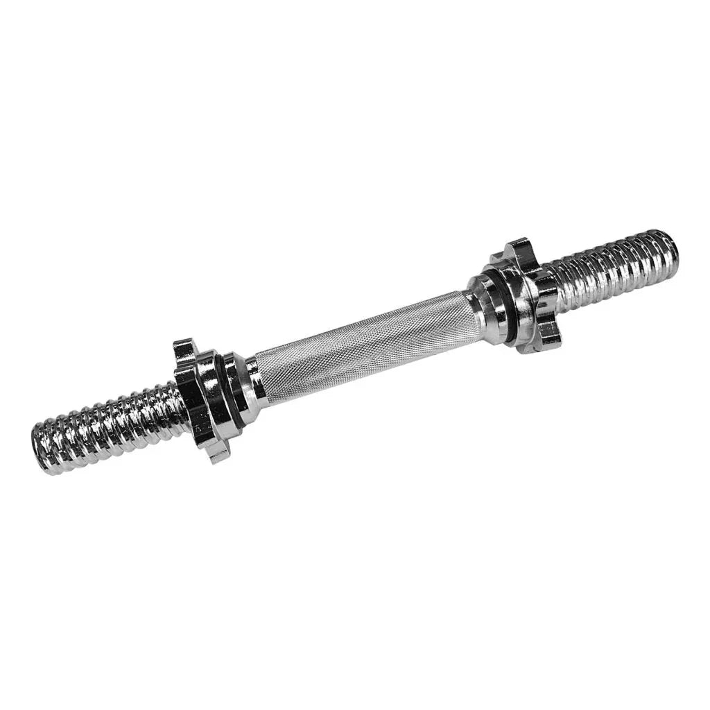 [395] MANCUERNA DE ACERO 30MM X 35 CM LARGO C/SEGUROS TAYGA