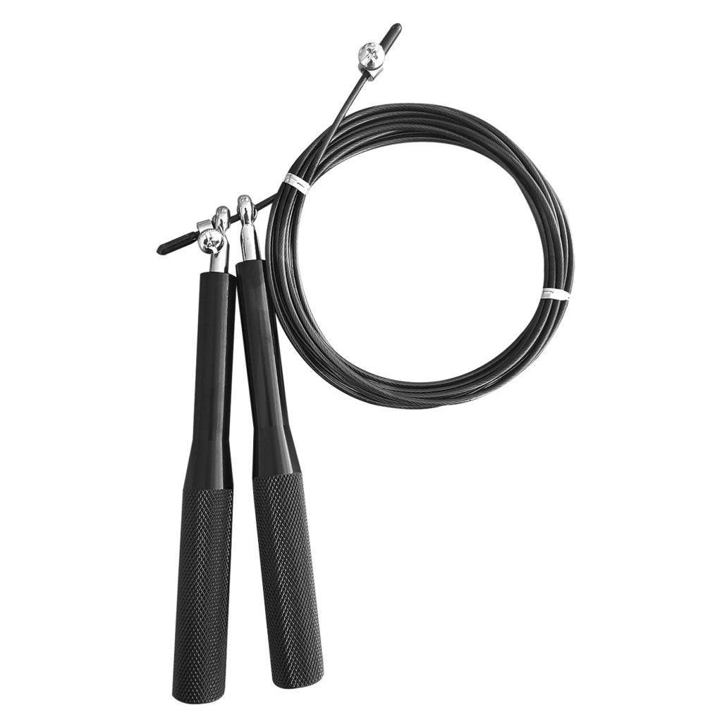 [413] CUERDA PARA BRINCAR METÁLICA AGARRE ALUMINIO NEGRA TAYGA