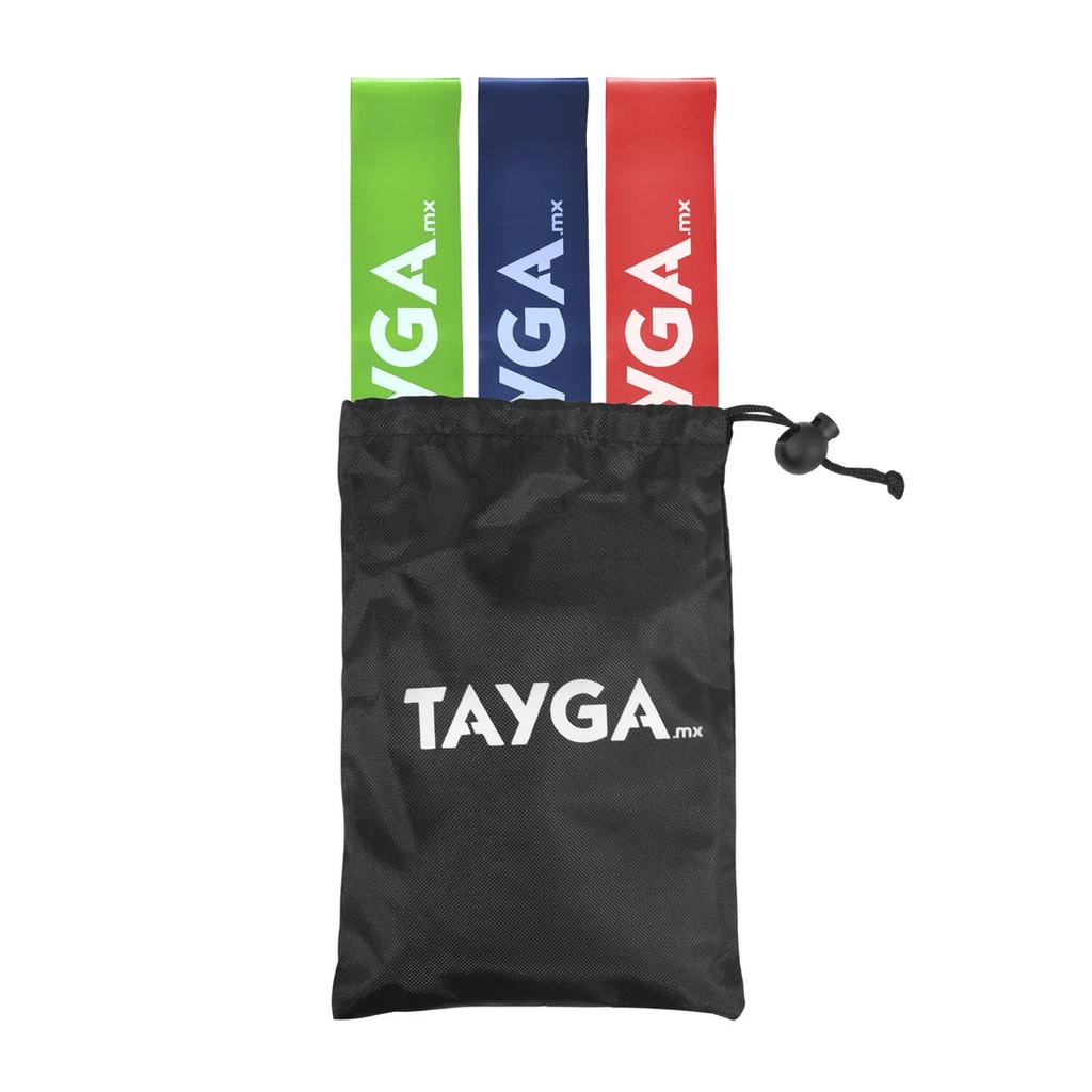 [434] SET TAYGA 3 MINI BANDS DE 5X25CM DE 0.5, 0.9 Y 1.2 MM TAYGA