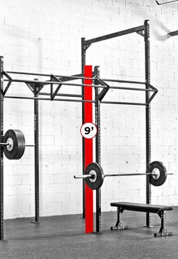[552] ROGUE 108\" INFINITY RACK LEG - POSTE PARA RACK)