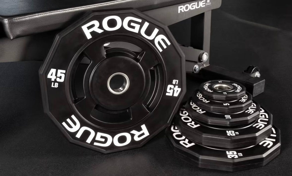 [553] ROGUE 12-SIDED URETHANE GRIP PLATE - DISCOS DE URETANO PARA GIMNASIO