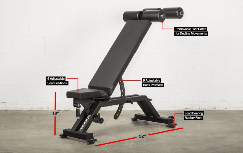 [571] ROGUE AB-3 ADJUSTABLE BENCH - BANCA RECLINABLE