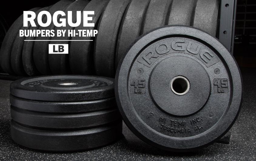 [591] ROGUE BUMPER PLATE BY HI-TEMP(PAR) - DISCOS DE CAUCHO PARA CROSSFIT