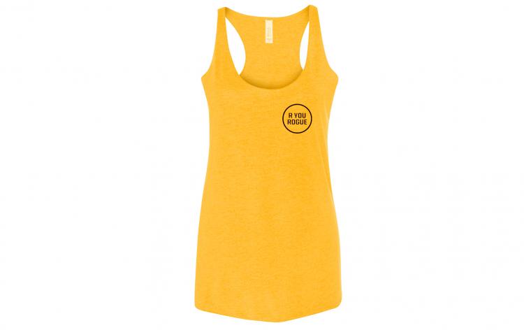 [709] ROGUE R YOU ROGUE WOMEN'S TANK- YELLOW - PLAYERA DE MUJER