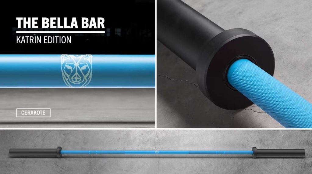 [736] ROGUE THE BELLA BAR - CERAKOTE - KATRIN DAVIDSDOTTIR EDITION - BARRA OLÍMPICA