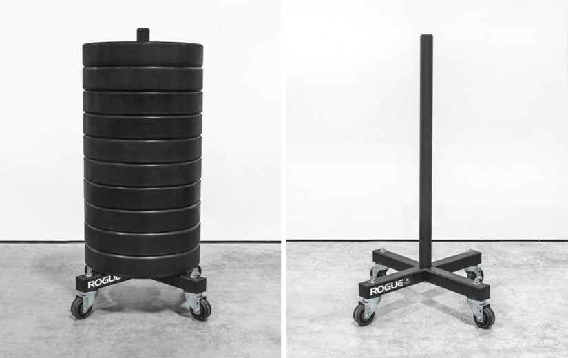 ROGUE V2 BUMPER STACKER WITH WHEELS - ESTANTE DE ALMACENAMIENTO PARA DISCOS