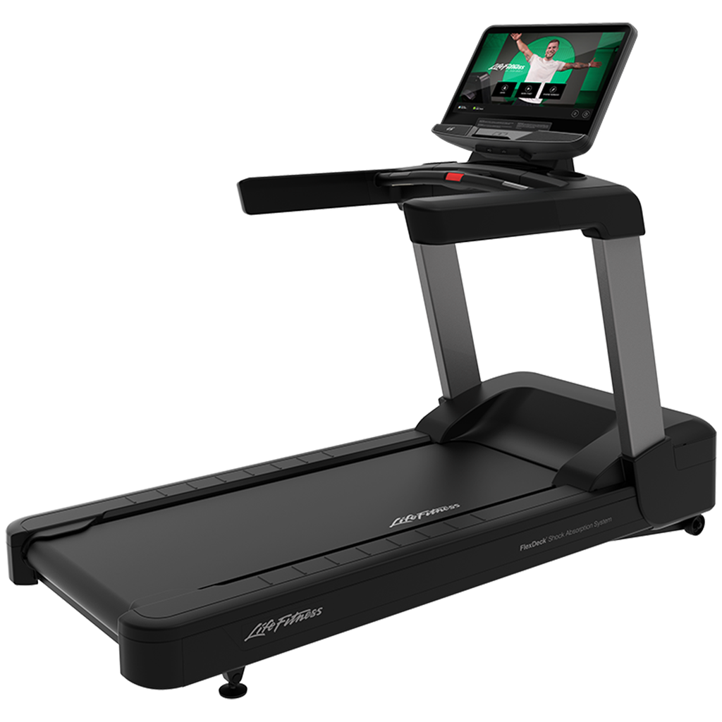 [827] CAMINADORA LIFE FITNESS ASPIRE CON CONSOLA SE4 24\"
