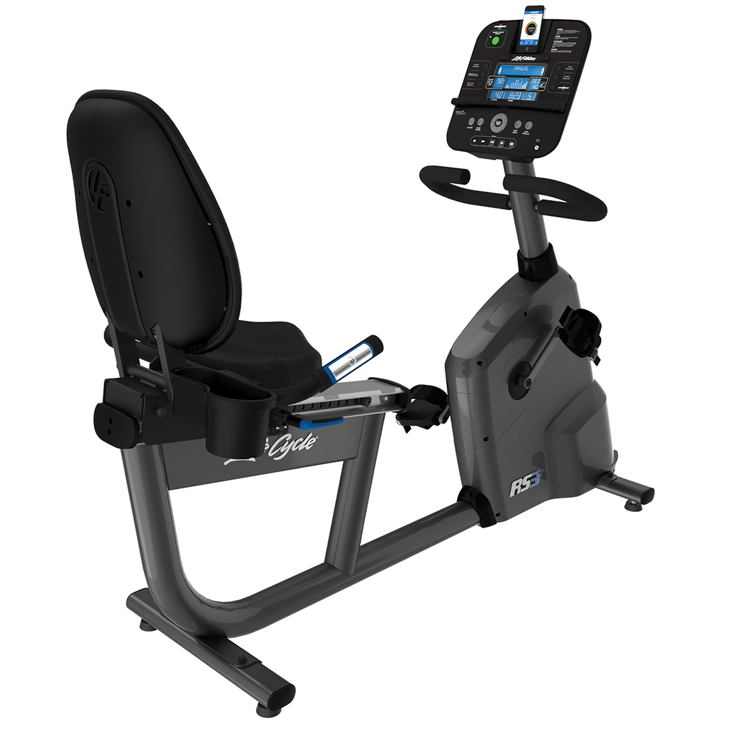 [857] BICICLETA RECUMBENTE LIFE FITNESS RS3 CON CONSOLA TRACK