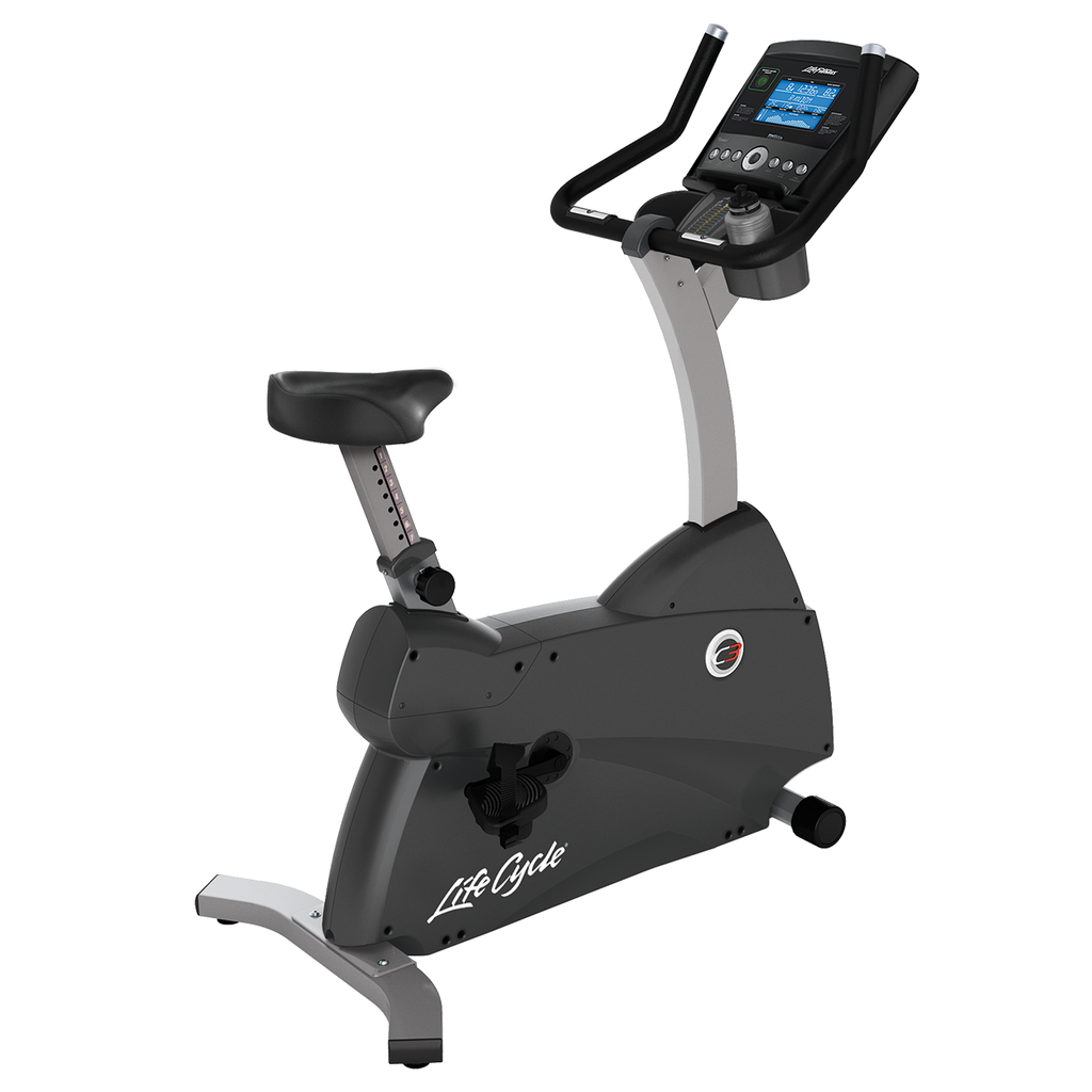 [875] BICICLETA VERTICAL LIFE FITNESS C3 CON CONSOLA GO