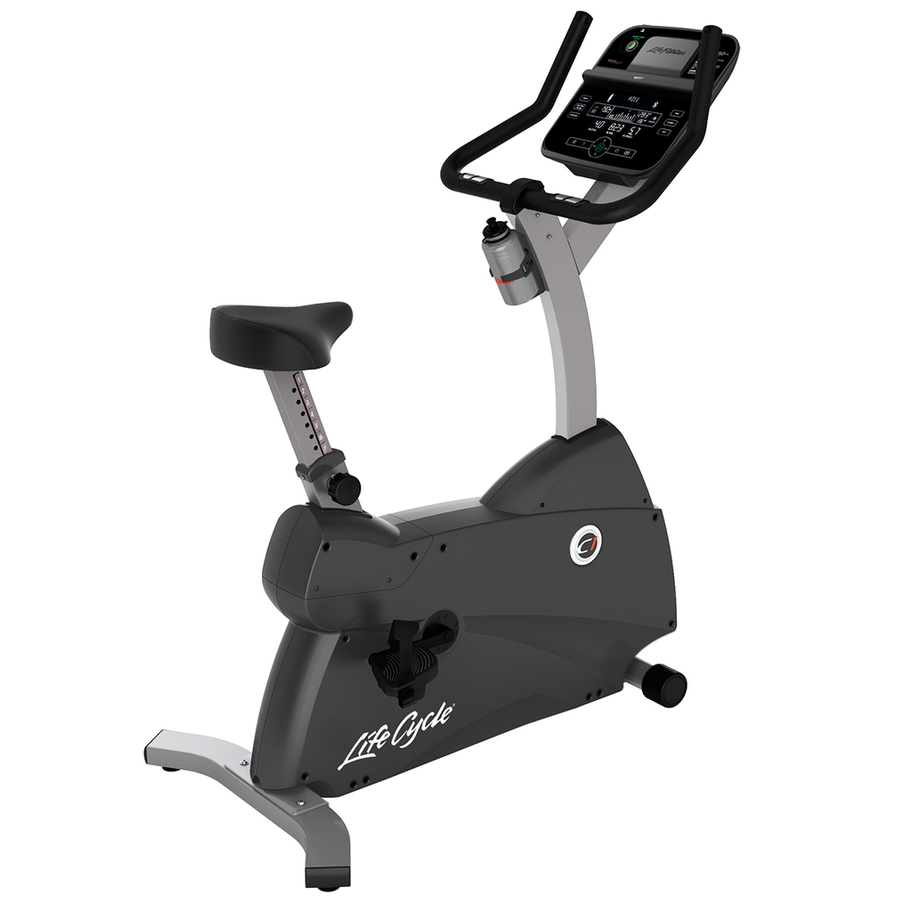 [877] BICICLETA VERTICAL LIFE FITNESS C1 CON CONSOLA TRACK