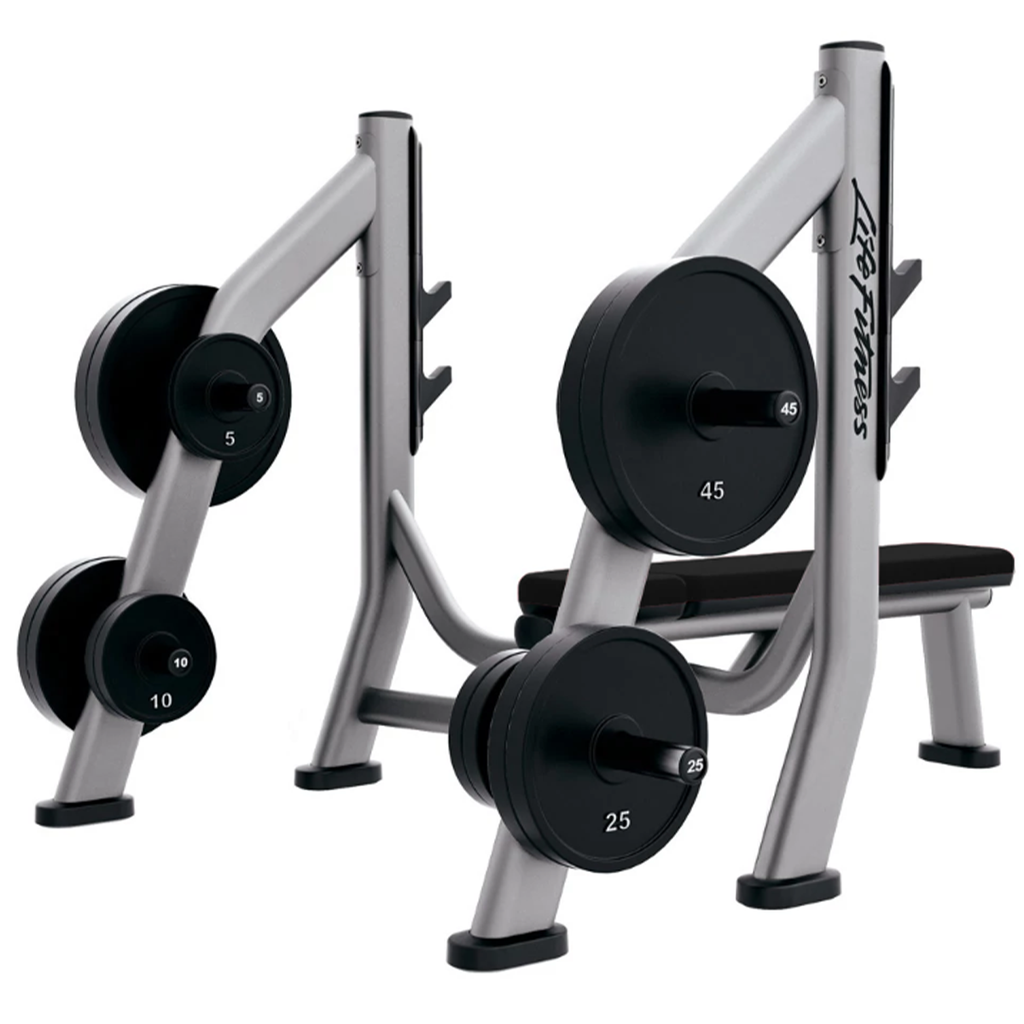 [950] BANCO OLÍMPICO CON ALMACENAMIENTO DE PESAS SIGNATURE LIFE FITNESS