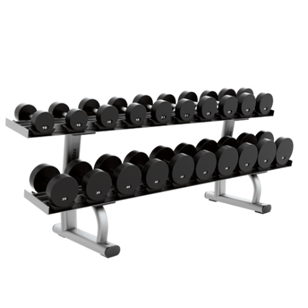 [958] RACK DE DOS NIVELES PARA MANCUERNAS SERIE SIGNATURE LIFE FITNESS