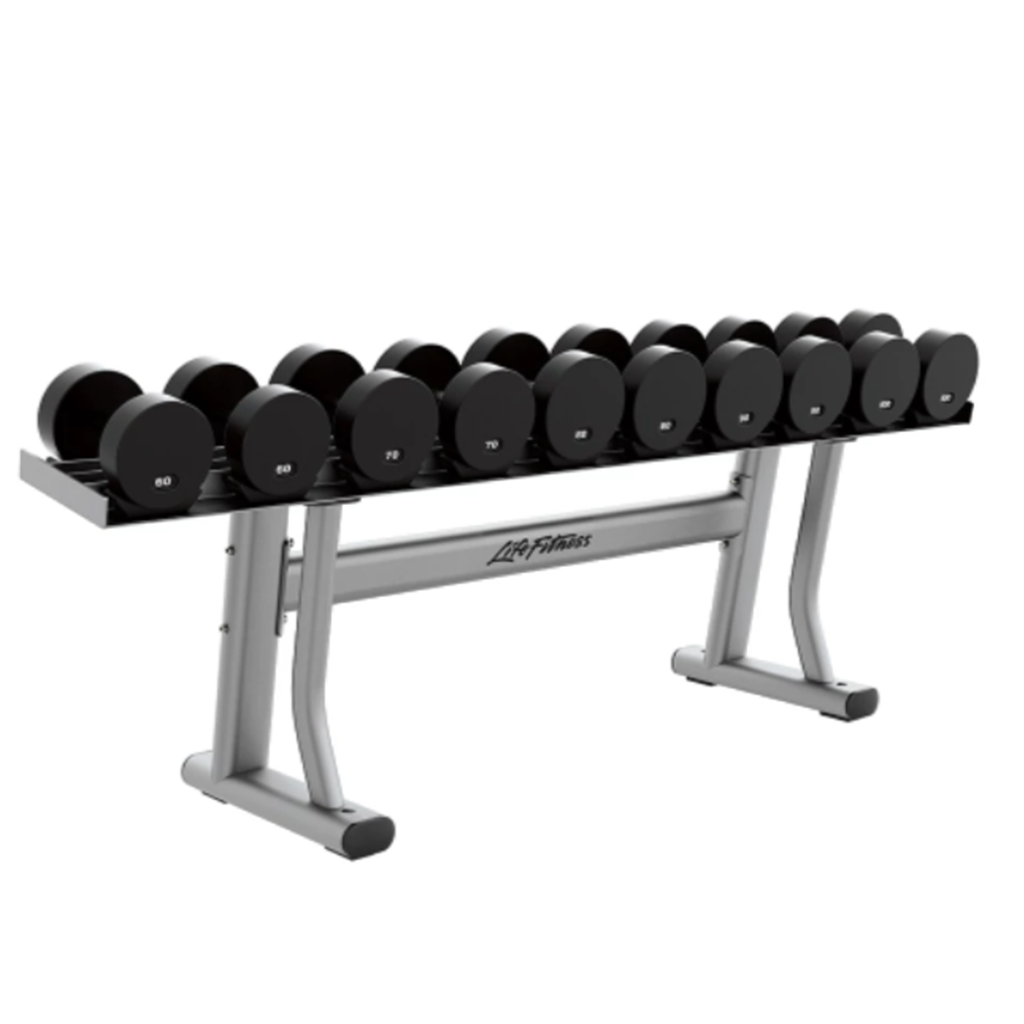 [959] RACK DE UN SOLO NIVEL PARA MANCUERNAS SERIE SIGNATURE LIFE FITNESS