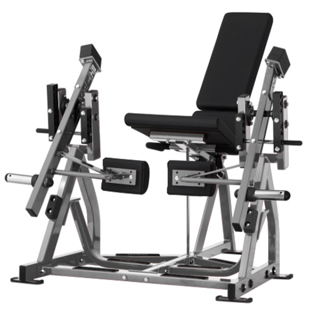 [979] EXTENSIÓN DE PIERNAS ISO-LATERAL CARGADA CON DISCOS DE HAMMER STRENGTH