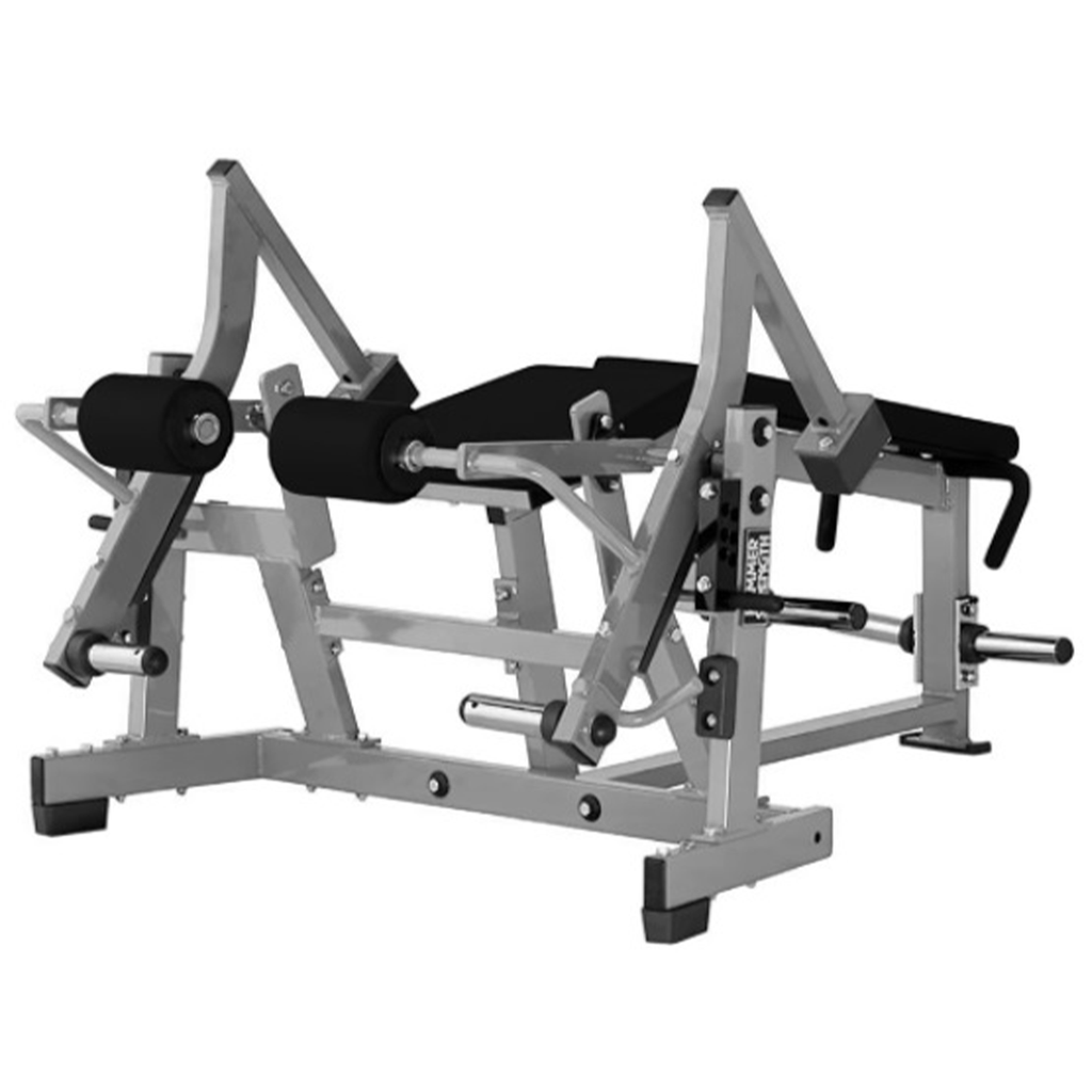 [980] FLEXIÓN DE PIERNAS ISO LATERAL CARGADO CON DISCOS DE HAMMER STRENGTH