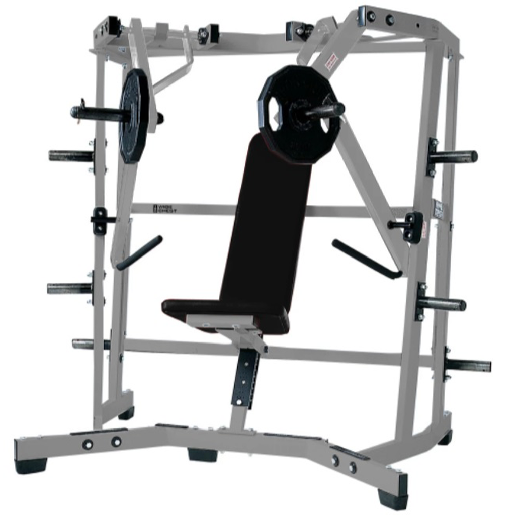 [983] PECHO ANCHO ISO-LATERAL CARGADO CON DISCOS DE HAMMER STRENGTH