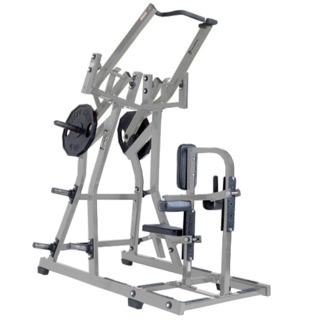 [984] JALÓN LAT FRONTAL ISO LATERAL CARGADO CON DISCOS DE HAMMER STRENGTH