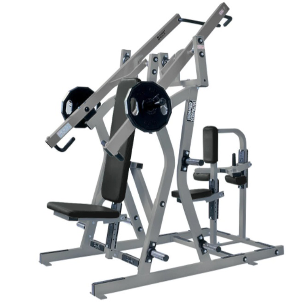 [994] PECHO/ ESPALDA ISO LATERAL CARGADO CON PLATOS DE HAMMER STRENGTH
