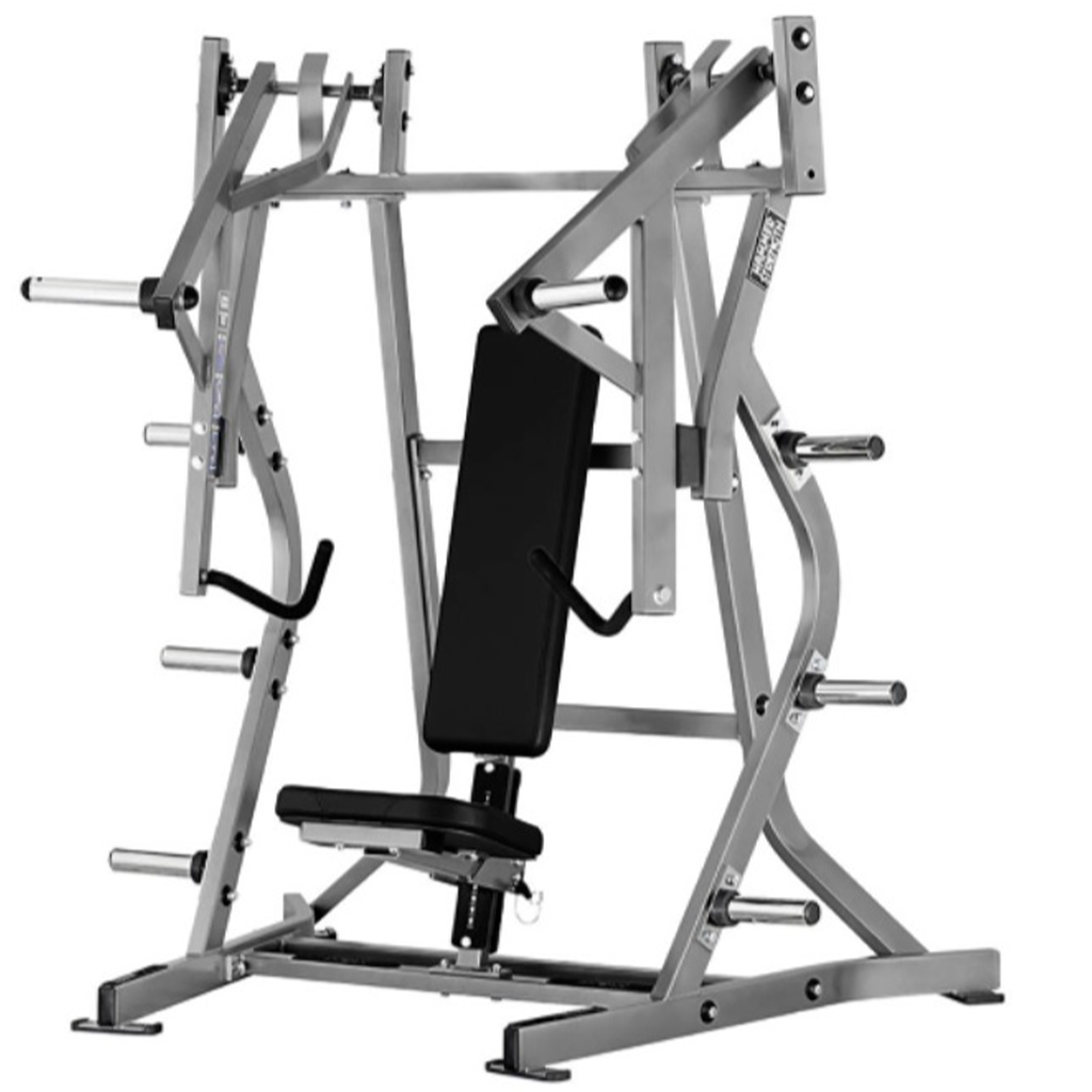 [995] PRENSA DE BANCO ISO-LATERAL CARGADA CON PLATOS HAMMER STRENGTH