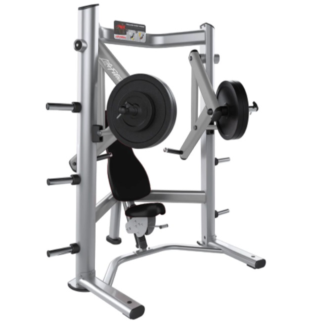 [998] PRENSA DE PECHO DECLINADO CARGADA CON PLATOS SERIE SIGNATURE LIFE FITNESS