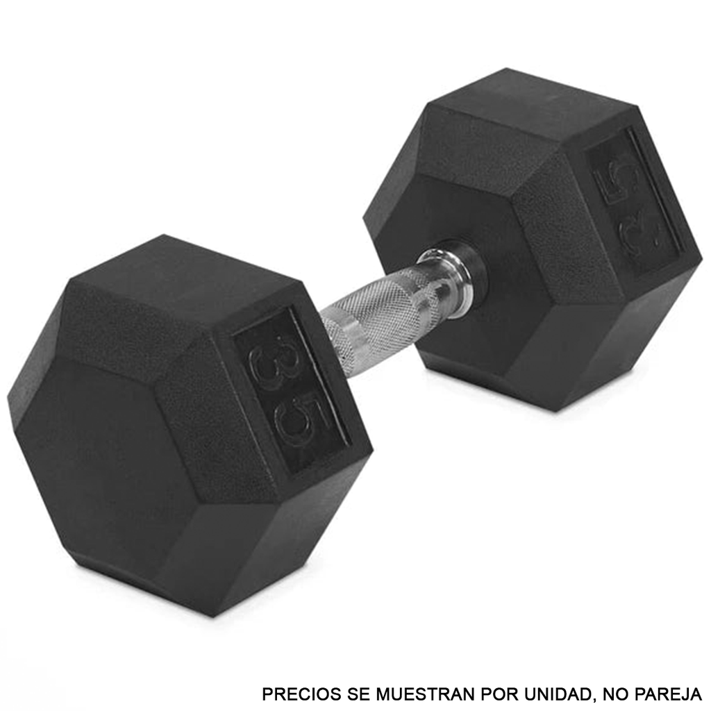 [1169] MANCUERNAS HEXAGONALES DE GOMA LIFE FITNESS