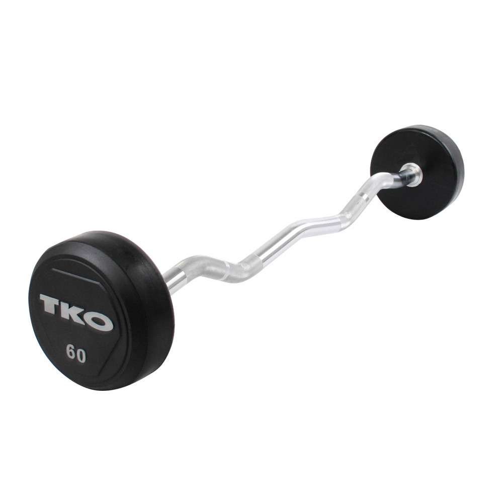 FIXED CURL BAR RUBBER TKO