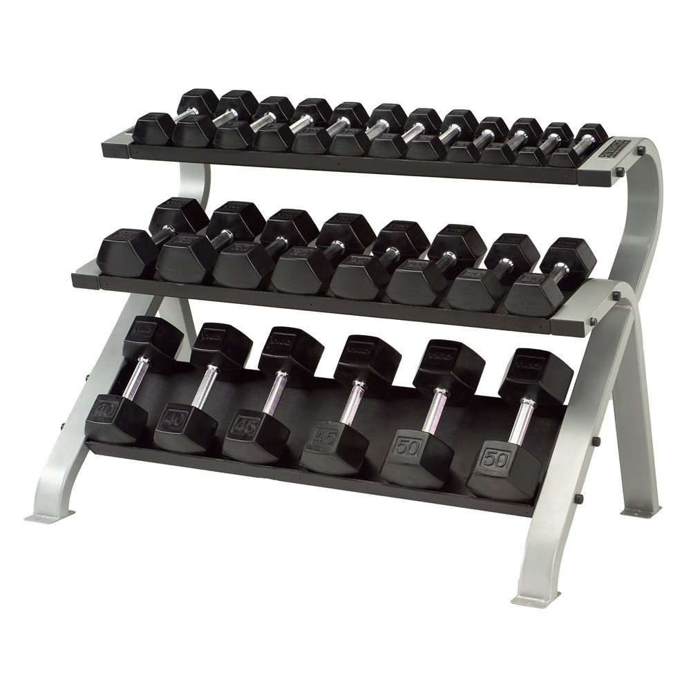 [1264] 3 TIER HORIZONTAL DUMBBELL RACK TKO