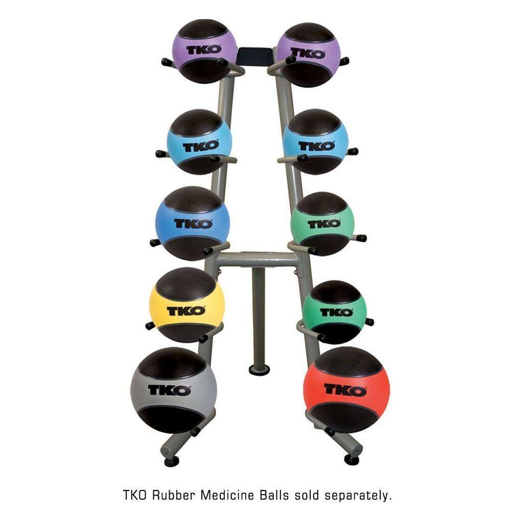 [1277] 10 COMMERCIAL MEDICINE BALL RACK TKO
