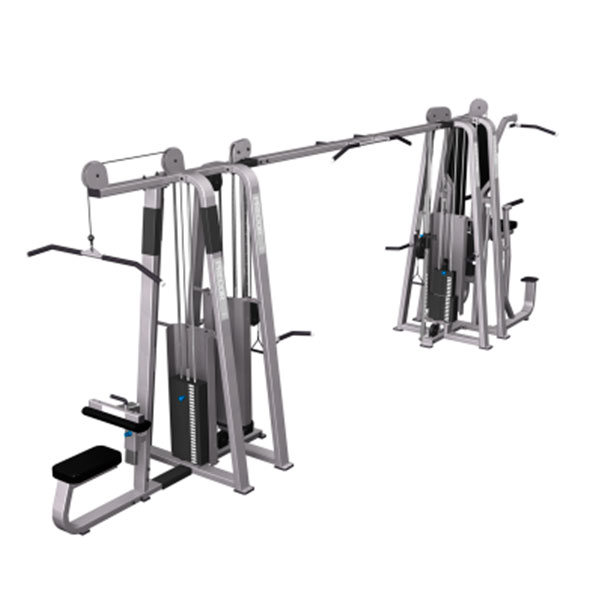 4-STACK PULL DOWN CABLE CROSSOVER DIP-CHIN ASSIST PRECOR