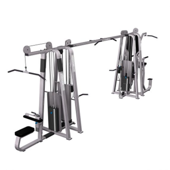 4- STACK LONG PULL CABLE CROSSOVER PULL DOWN PRECOR