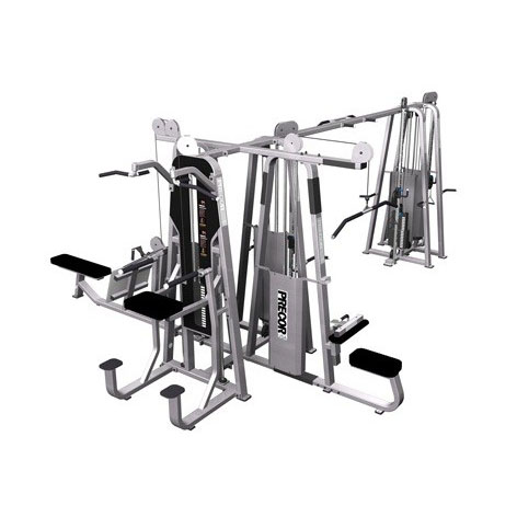 6-STACK DIP-CHIN ASSIST PULL DOWN LONG PULL CABLE CROSSOVER HI-LO PULLEY PRECOR