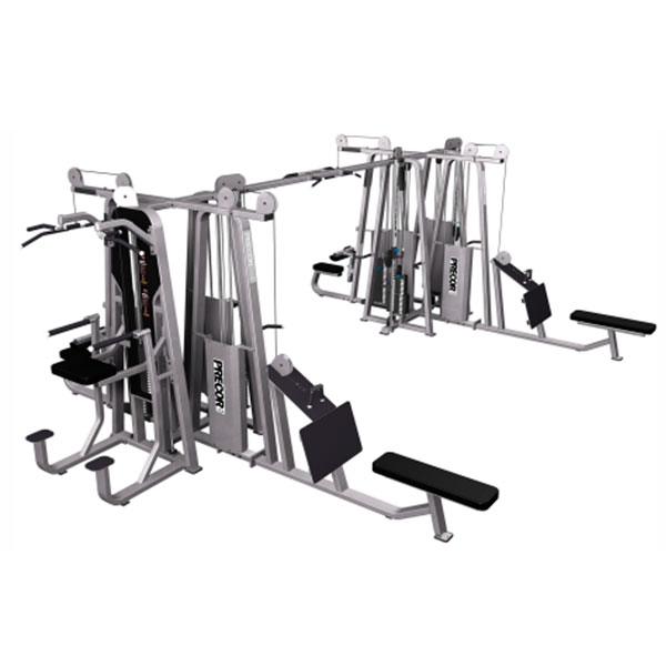 8-STACK HI-LO PULLEY PULL DOWN LONG PULL CABLE CROSSOVER PULL DOWN PRECOR