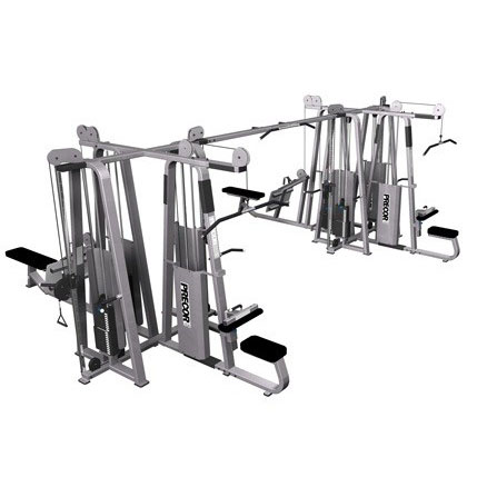 [1462] 8-STACK HI-LO PULLEY PULL DOWN LONG PULL CABLE CROSSOVER PULL DOWN PRECOR
