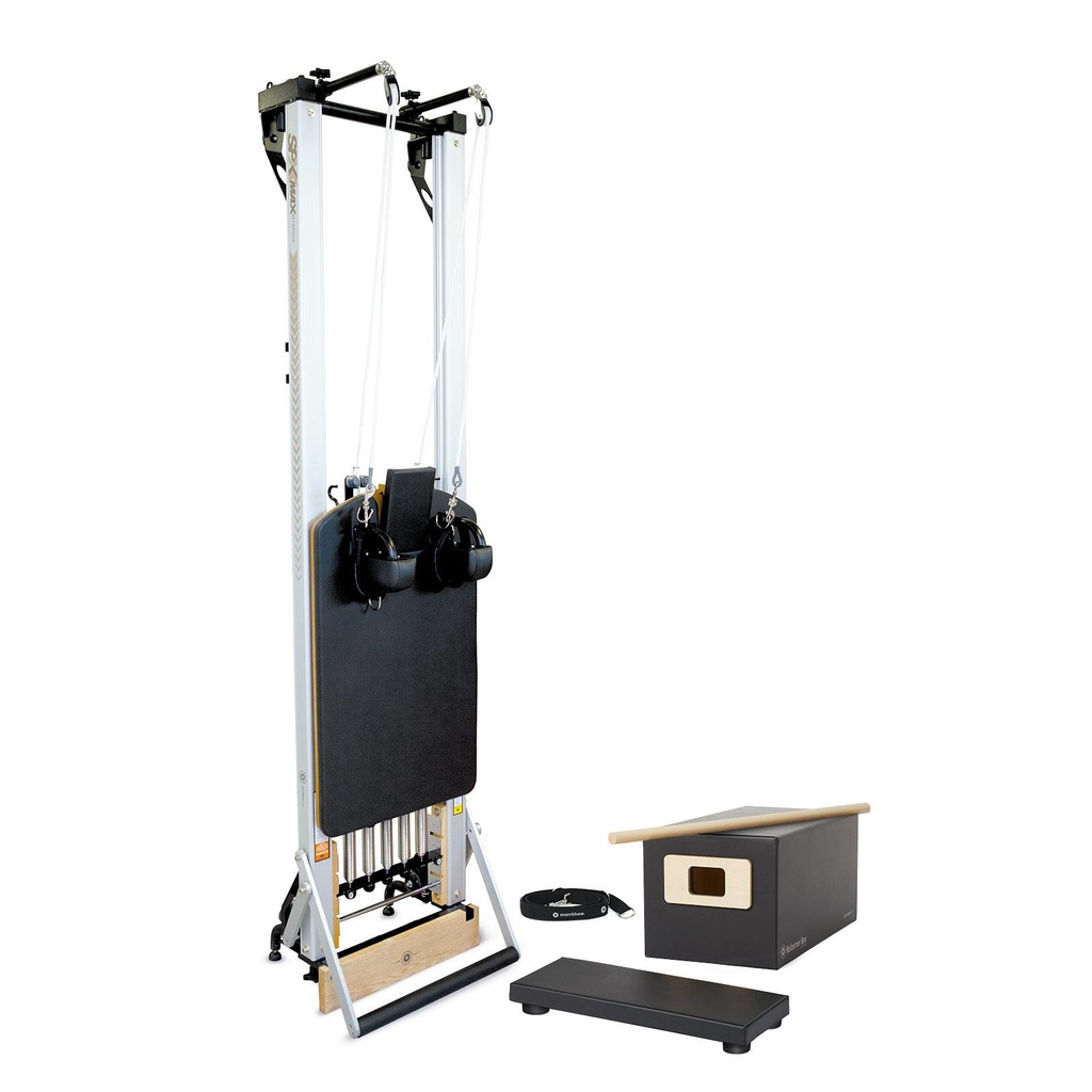 [1818] SPX® MAX REFORMER WITH VERTICAL STAND & TALL BOX BUNDLE MERRITHEW