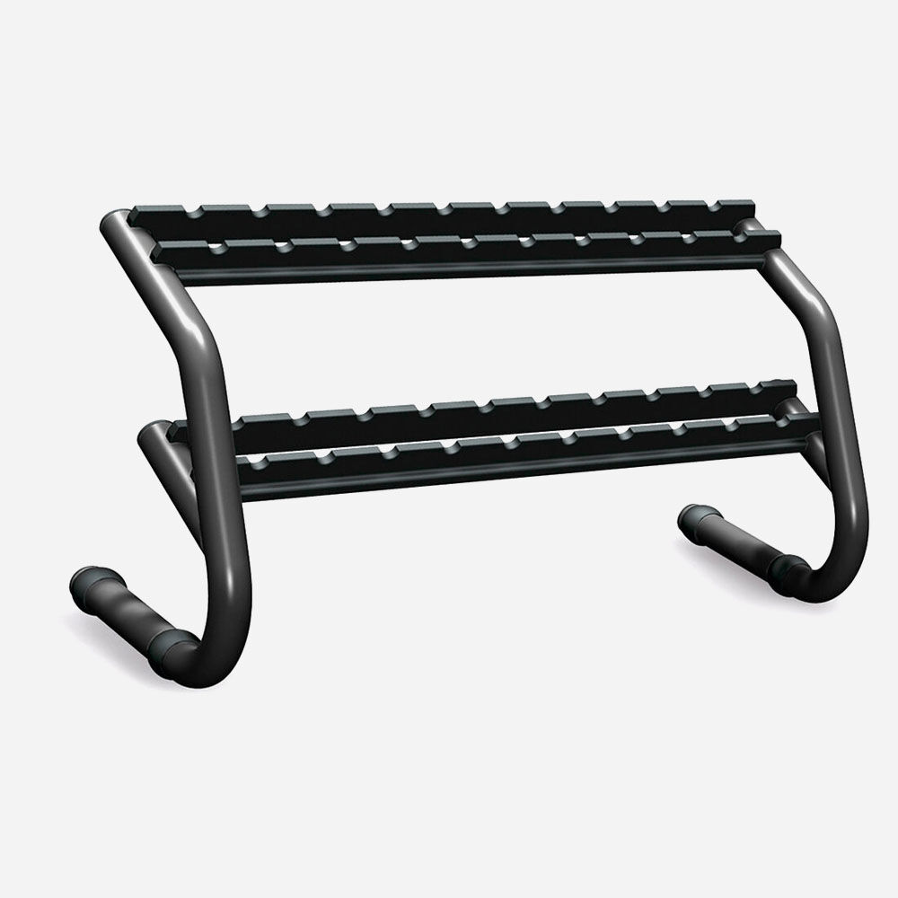 [1992] CHROME DUMBBELL RACK TECHNOGYM
