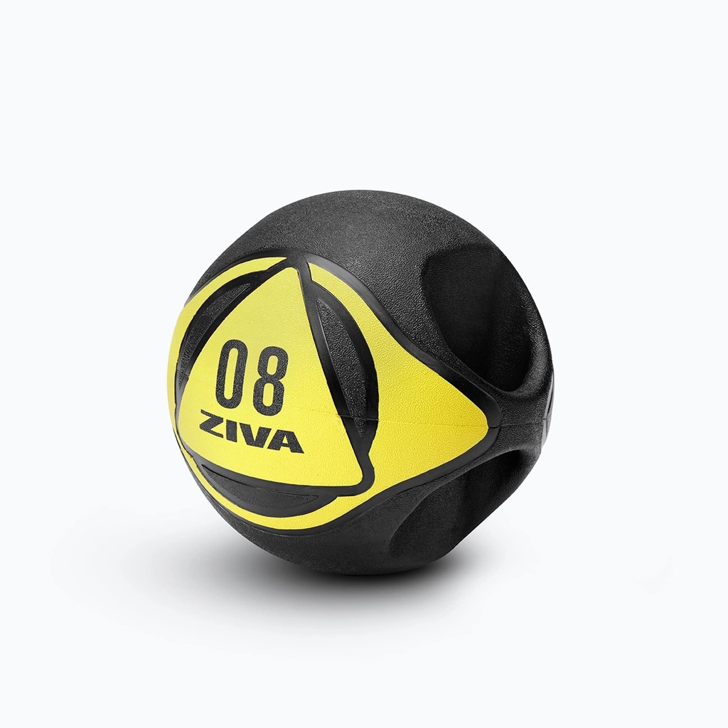 BALÓN MEDICINAL ZIVA DE DOBLE AGARRE, 10 KG
