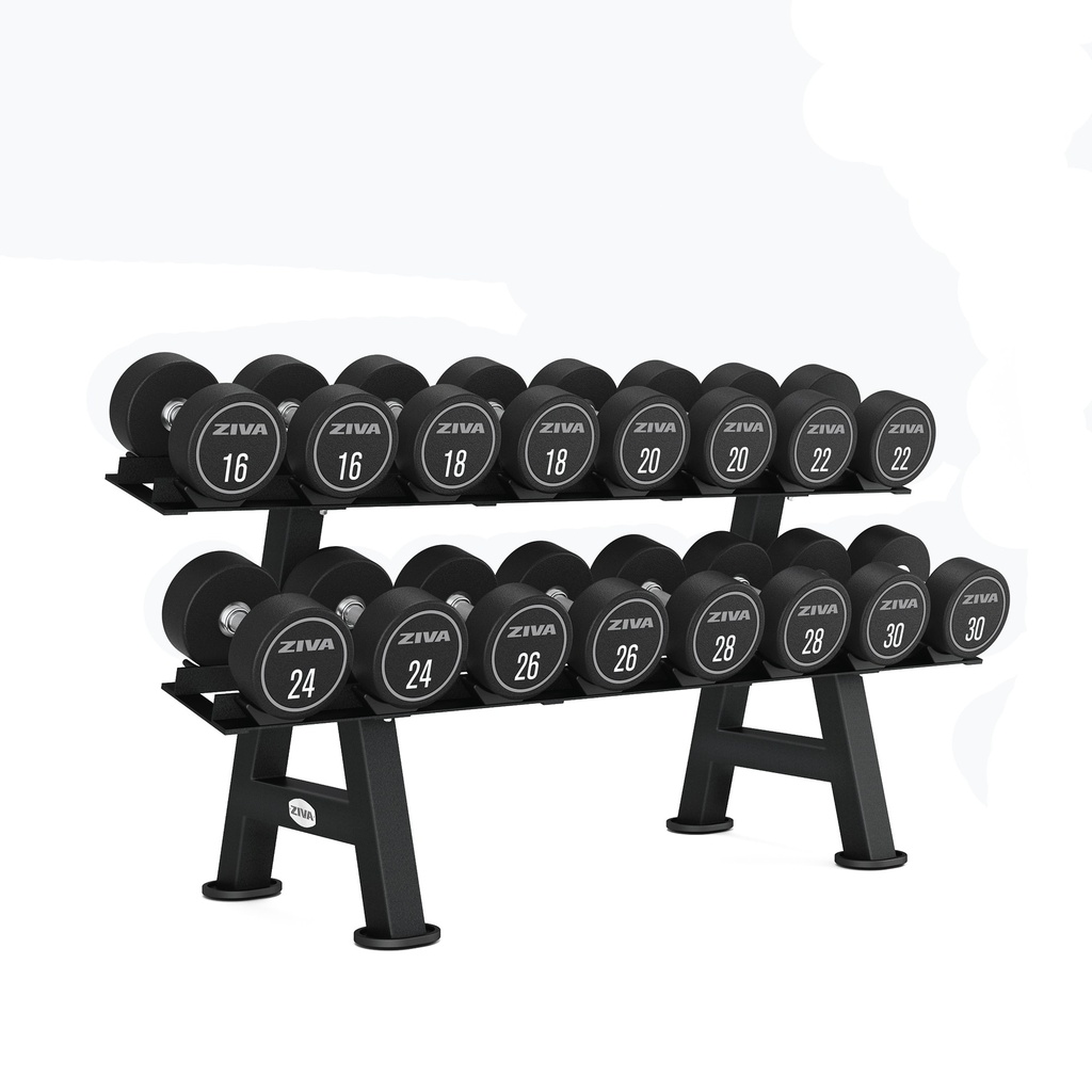 XP 8-PAIR DUMBBELL RACK WITH SADDLES ZIVA