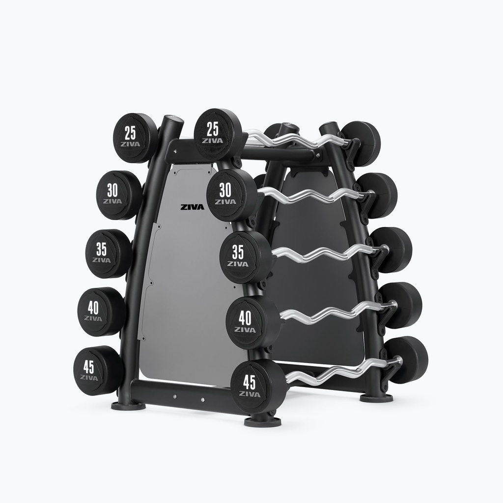 [2421] EX 10 PIECE BARBELL RACK 2.0 ZIVA