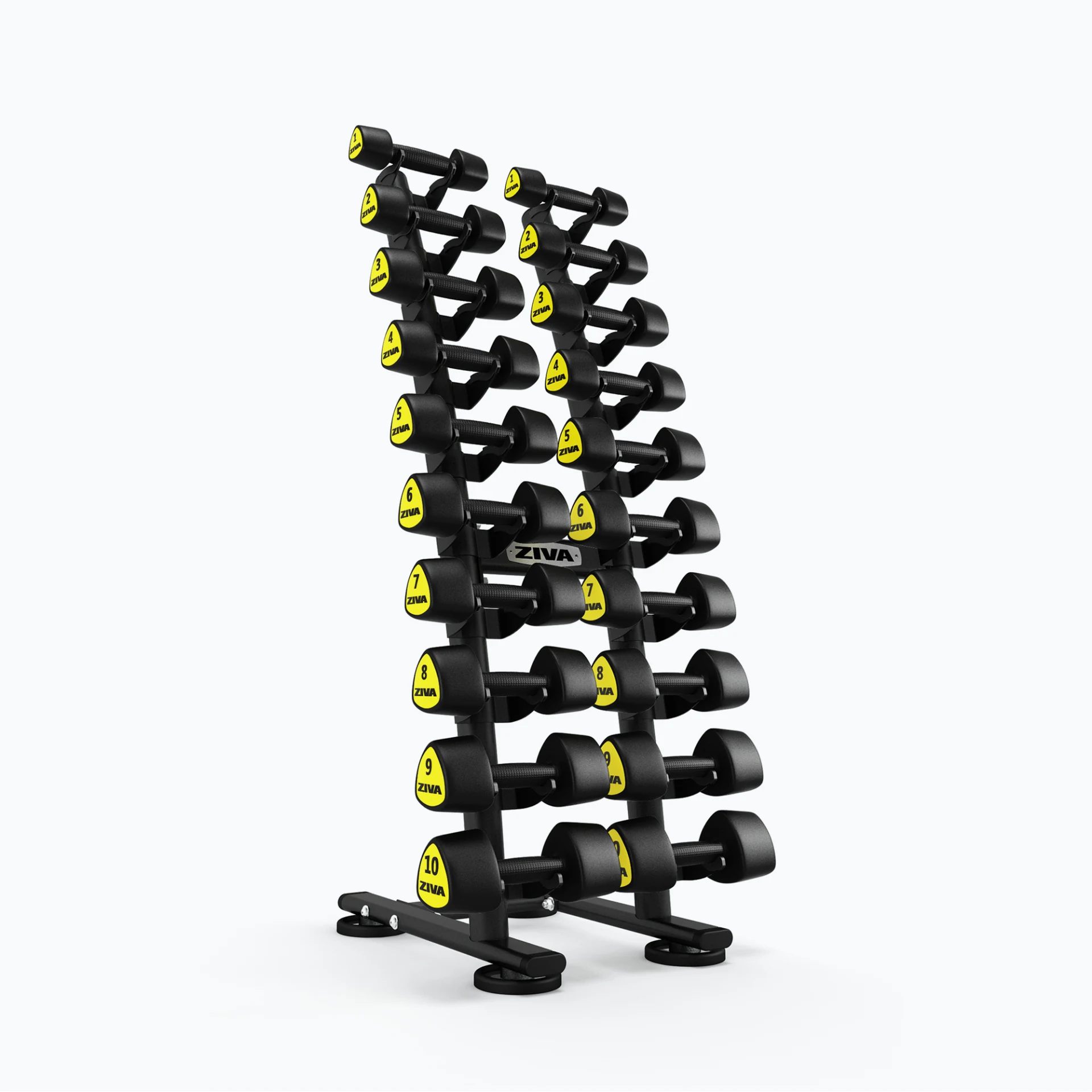 SOPORTE PARA MANCUERNAS DE ESTUDIO ST, 1-10 KG ZIVA