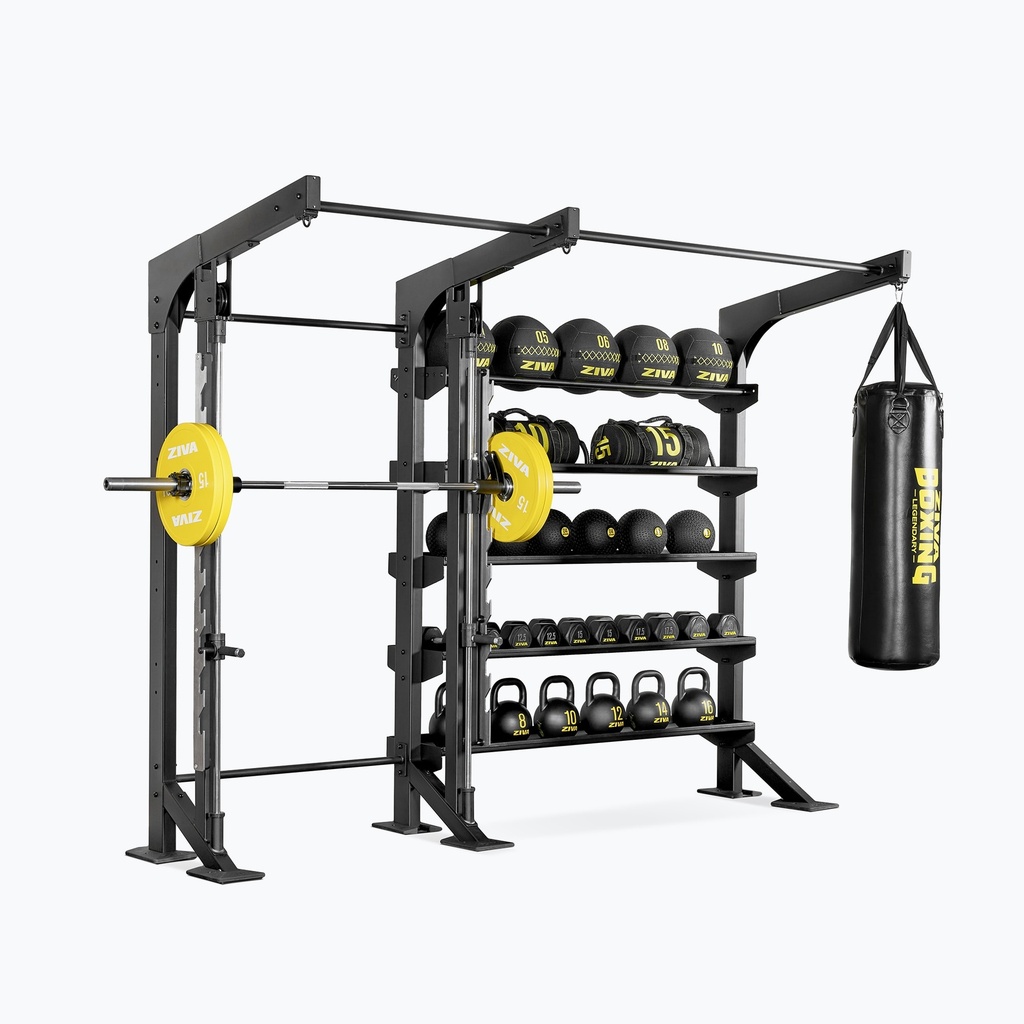 [2470] MÁQUINA SMITH XP2 + RACK UNIVERSAL XP2 ZIVA